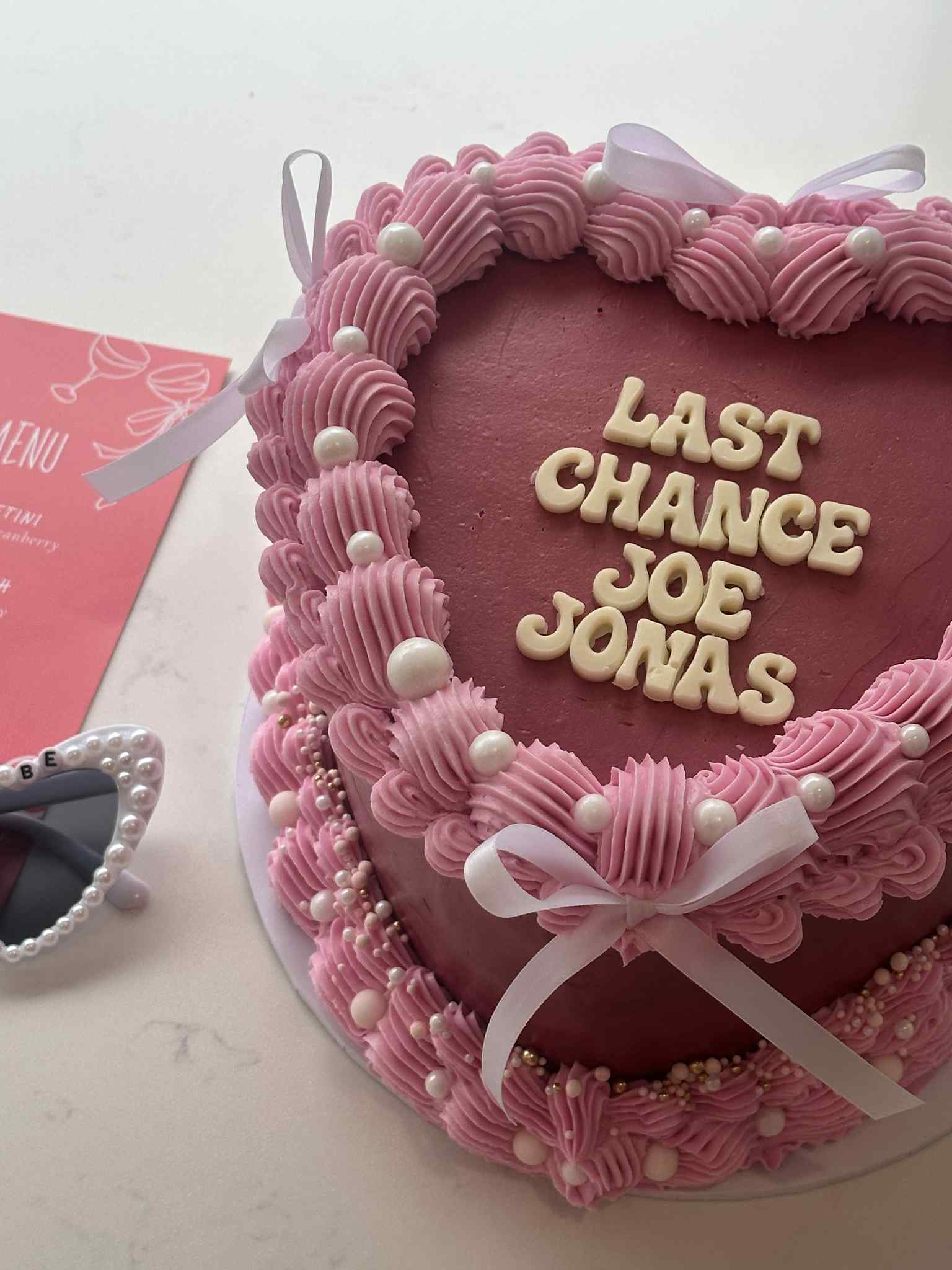 Last Chance Joe Jonas Cake